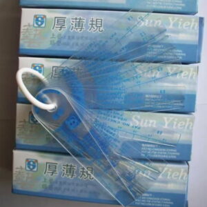 Plastic feeler gauge